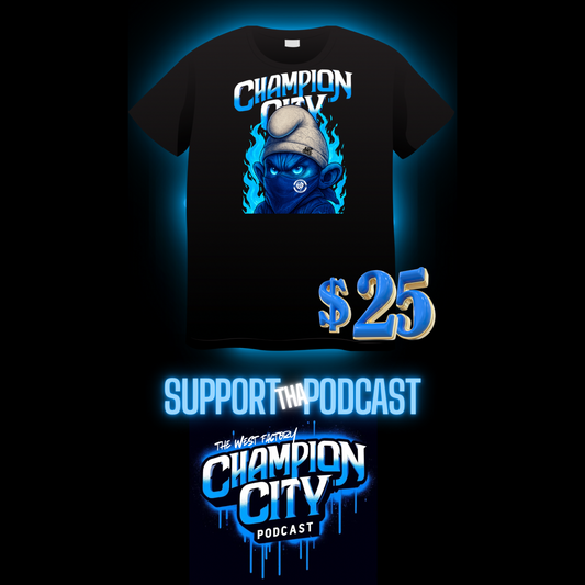 Support The Podcast Shirt - Champion City Podcast
