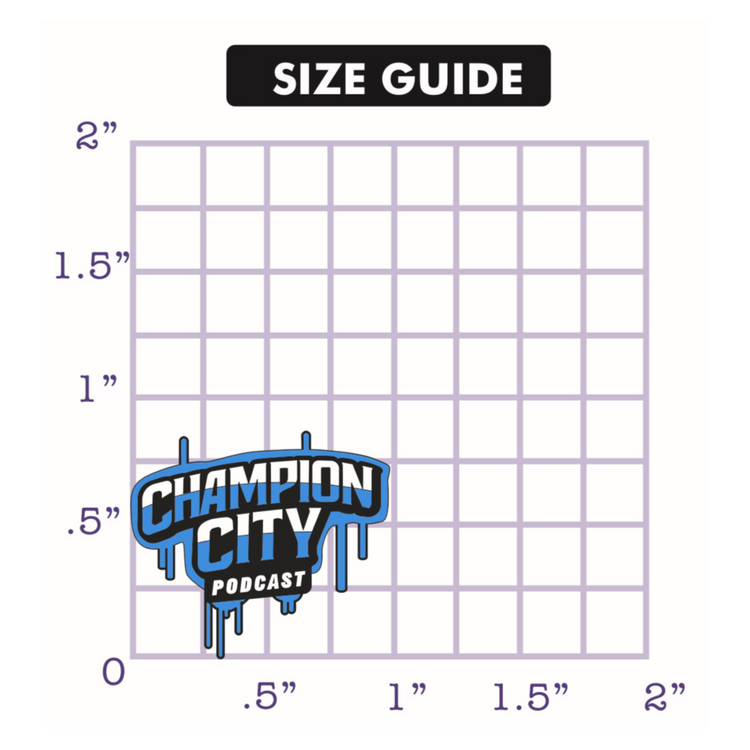 Champion City Podcast Collectors Pin