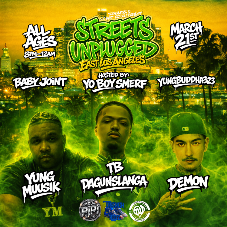 TB DaGunSlanga Yung Muusik & Demon Live in Concert Los Angeles HipHop Event